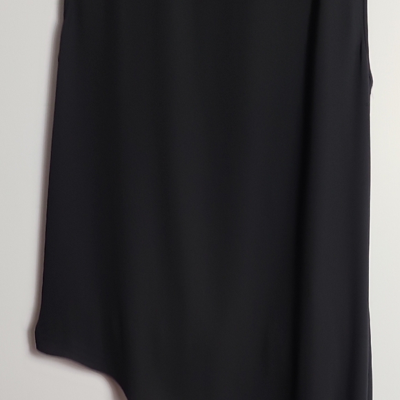 BCBGMAXAZRIA Cecil Asymmetric Sleeveless Top In Black Size Small - Picture 15 of 16